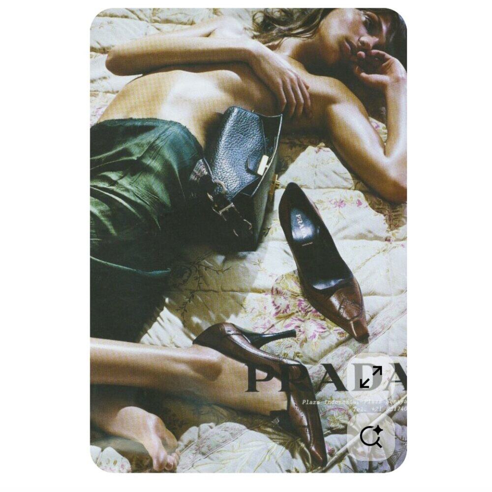 Prada 2003 archival low heel square toe pumps brogue heels leather shoes 38 - Picture 14 of 15